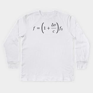 Doppler Effect Kids Long Sleeve T-Shirt